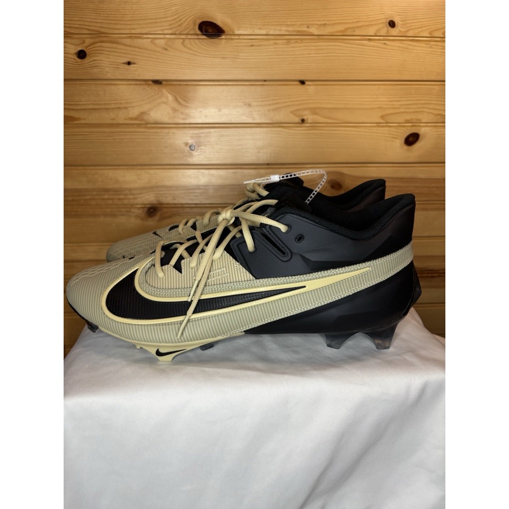 Nike Vapor Edge Elite 360 2 Football Cleats Black Army Gold Size 16‎ FJ6125-002
